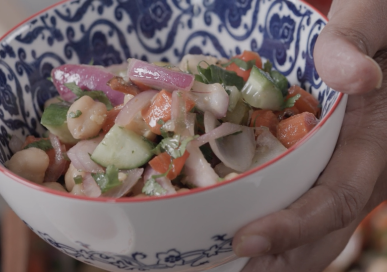 Surbhi Sahni Chickpea Salad Recipe