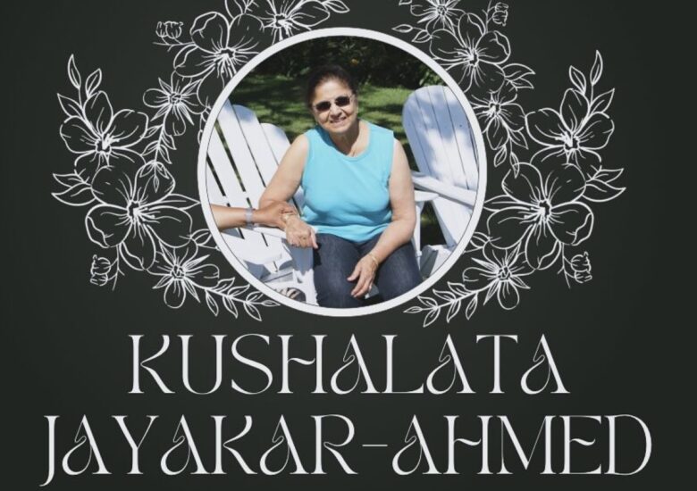 IN LOVING MEMORY – Dr. Kushalata Jayakar Ahmed